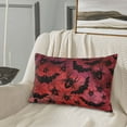 thumbnail image 5 of Pofeuu Bats And Spiders Print Polyester Microfiber Plush Pillowcases, Super Soft and Cozy Pillow Case Covers with Envelop Closure（Pillow core not included）-20"x30", 5 of 6
