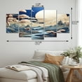 thumbnail image 4 of Designart "Glacier Arctic I" Modern Metal Wall Décor Set, 4 of 5