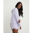thumbnail image 4 of Hanes Originals Women's Waffle Hoodie Urban Lilac 2XL, 4 of 7