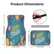 thumbnail image 5 of Fotbe Happy Easter Juego de 4 Tapetes para Auto con Estampado – Alfombrillas de Goma Reforzada, Diseño Antideslizante, Protección para Todo el Año – Vehículos, Autos, Camionetas y SUVs, 5 of 7