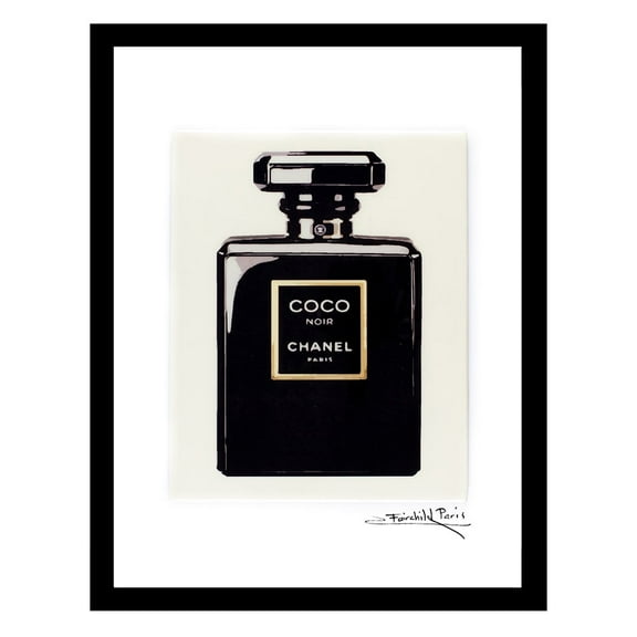 Bold Fashion Glam Perfume Bottle - Framed Print