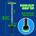 thumbnail image 2 of Flybar Jolt Pogo Stick for Kids, Perfect for Beginners w/ Foam-Covered Metal Frame, Handles & Padding, Non-Slip Foot Pads, Wide Tip, Outdoor Active Play Toy for Boys & Girls, Ages 6+, Green Tie Dye, 2 of 6