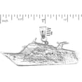thumbnail image 2 of Rhodium Plated 925 Sterling Silver Cruise Ship Pendant, 2 of 5