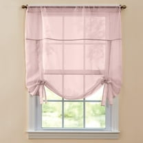 BrylaneHome BH Studio Sheer Voile Tie-Up Shade
