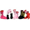 TeeHee Valentine's Day and Mother's Day Love Cotton Crew Socks for Women 5-Pairs