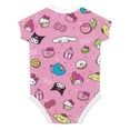 thumbnail image 2 of Hello Kitty Baby Bodysuit Boy Girl Clothes Soft Newborn Infant Outfit Short Sleeve Romper, 2 of 8