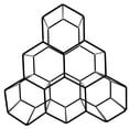 thumbnail image 4 of unbranded Red Wine Rack Hexagonal Honeycomb Metal Stand Freestanding Black Wine Bottle Holder for Home, 4 of 6