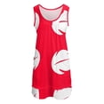 thumbnail image 2 of Lilo Dress Sleeveless U-Neck Fake Two Piece Dress Women's summer suit summer outfits for women 2024, 2 of 6