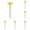 Yellow, variant on 4PC Ceramic Bee Watering Station for Garden, Ceramic Mini Pollinator Watering Station Colorful Flower Bee Water Feeder Butterfly Bird Bath for Patio Lawn Balcony Pots,2.5x8.6 Inch