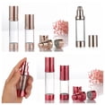 thumbnail image 6 of 15/30/50ml Makeup Tool Squeeze Pump Empty Cream Container Cosmetic Holder Lotion Vacuum Bottle Refillable Bottle RED 50ML, 6 of 8