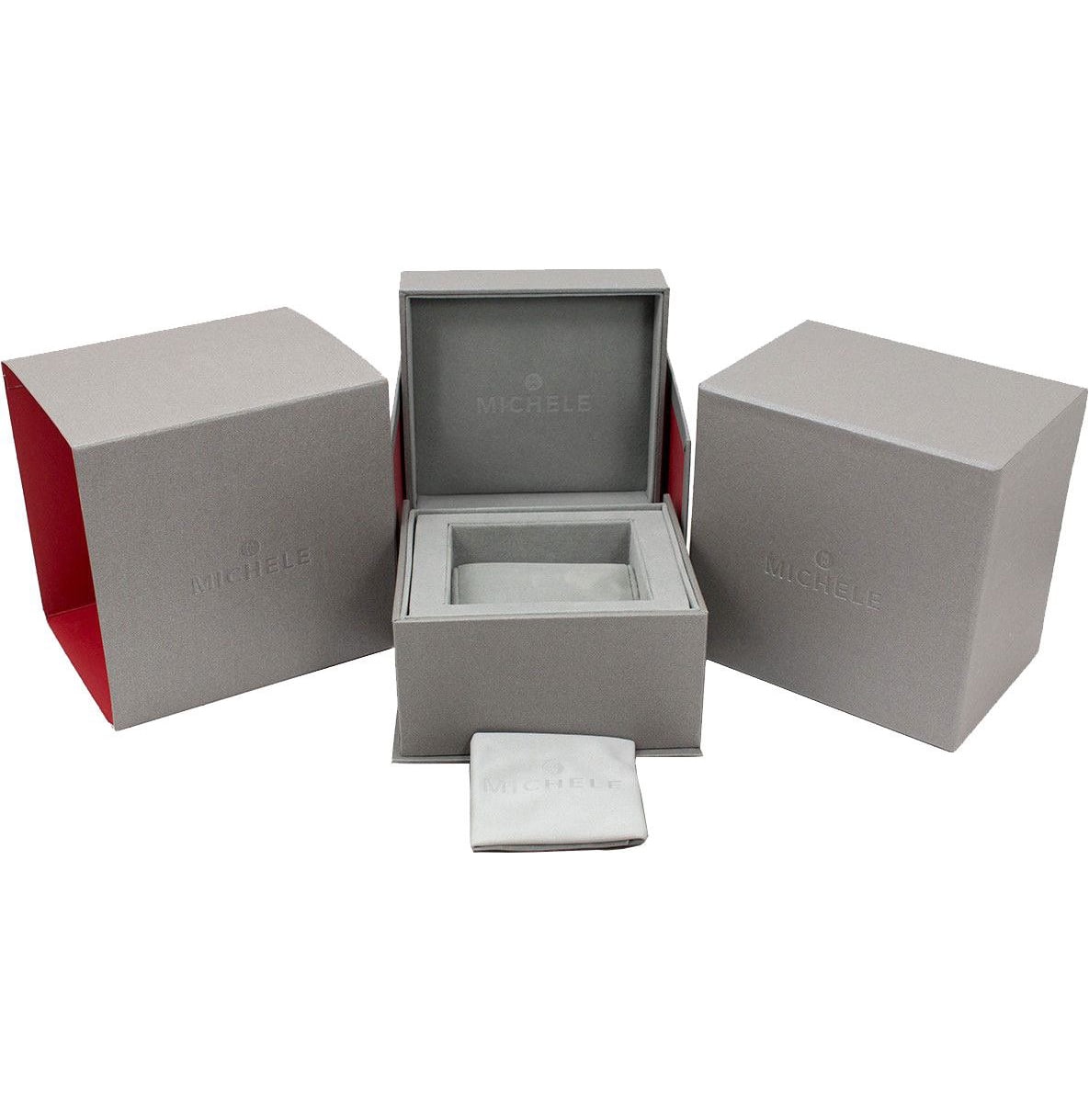 Michele Women's Deco Madison Diamond Two-Toned 33mm Watch MWW06T000147