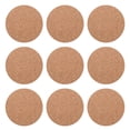 thumbnail image 1 of Juego de 10 posavasos de corcho para bebidas, absorbentes y reutilizables, 90 mm, 5 mm de grosor, 1 of 8