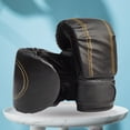 thumbnail image 4 of HLONK Gants de Grappling en Faux Cuir Réglables pour Boxe Noir 151.58g, 4 of 8