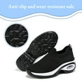 thumbnail image 4 of Cyiecw Women's Walking Shoes Lightweight Slip on Sock Sneakers Comfortable Mesh Air Cushion Platform Loafers, 4 of 7