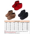 thumbnail image 2 of SIMANLAN Kids Comfort Snow Booties Round Toe Cold Weather Nonslip Tassel Boots Black 9C, 2 of 5