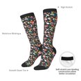 thumbnail image 4 of Balery Autumn Fox Owl Calcetines novedosos Calcetines deportivos Calcetines hasta la rodilla Calcetines de algodón Calcetines originales y geniales, 4 of 6