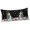 Black, variant on Red Snowman Christmas Pillow Covers Queen, Xmas Tree Gifts Snowflake Winter Soft Brushed Microfiber Breathable Throw Pillow Covers, Decorative Pillowcase with Zipper for Couch Sofa Bedroom 20"x30"