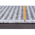 thumbnail image 2 of Tayse Denver Area Rug DEN1004 Contemporary Light Gray Banded Thin 5' 3" x 5' 3" Round, 2 of 2