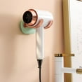 thumbnail image 4 of SSZMDLB under $5 Hair Dryer Holder Wall Mounted Hair Dryer Hanging Rack Adjustable Dryer Holder No Drill Installation Adhesive Mount for Bathroom Bedroom Vanity Organization, 4 of 6
