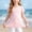 Pink, variant on Kids Quick Dry Cooling Short Sleeve Shirt Breathable Comfortable Solid Color Crewneck Tops for Boys Girls 2-12 Years Casual Everyday Wear