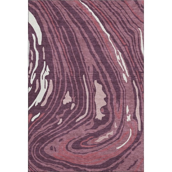 Dalyn Rugs Premium Machine Washable Mayfield AMF1051 Garnet 9' x 12' Rug