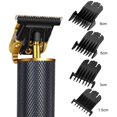 thumbnail image 4 of Hair Clippers for Men,Cordless Rechargeable Hair Trimmer Metal Body Cutting Grooming Kit Beard Shaver Barbershop Professional (Gold), 4 of 6