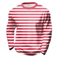 thumbnail image 4 of BOOMNY Mardi Gras Unisex Boys Girls Tshirts Long Sleeve T Shirts For Kids Carnival Striped Breathable Loose Fit Cozy Childrens Athletic Tees, 4 of 4