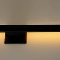 thumbnail image 4 of 24 Inch 13W 2 Led Outdoor Wall Sconce-Black Finish Et2 Lighting E41343-Bk, 4 of 7