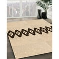 thumbnail image 3 of Ahgly Company Machine Washable Indoor Square Transitional Bronze Brown Area Rugs, 3' Square, 3 of 7
