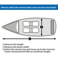 thumbnail image 5 of iCOVER Trailerable Boat Cover, 600D Waterproof Heavy Duty Marine Grade Canvas 16ft-18.5ft Long and 94" Wide, 5 of 5