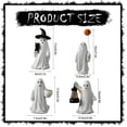 thumbnail image 4 of CoreLiving Cute Ghost Figurine Halloween Decor Cute Ghost Statue Tabletop Ornament for Halloween Office Decor Desk Tiered Tray Shelf Home Decorations Accent, 4 of 10