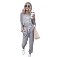 thumbnail image 2 of Conjunto Deportivo PRETTYGARDEN Mujer Estampado Gris 2XL, 2 of 5
