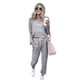 thumbnail image 2 of Conjunto Deportivo PRETTYGARDEN Mujer Estampado Gris 2XL, 2 of 5
