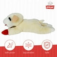 thumbnail image 4 of Juguete de peluche para perros con múltiples mascotas, chuleta de cordero, tamaño Jumbo, 60 cm, con licencia oficial, 4 of 9