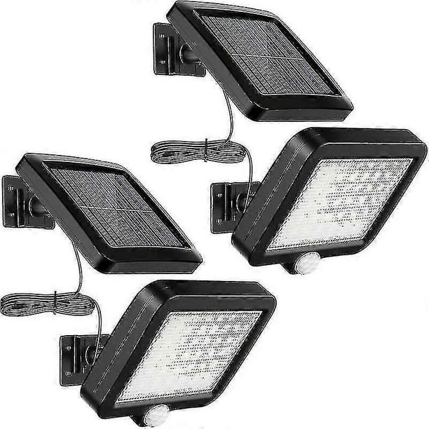 2 Pack 56 Led Solar Lights Outdoor With Motion Sensor, Ip65 Waterproof, 120 Lighting Angle, Solar W