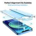 thumbnail image 2 of Protector de pantalla AmFilm OneTouch Glass para iPhone 12/12 Pro, 2 of 6
