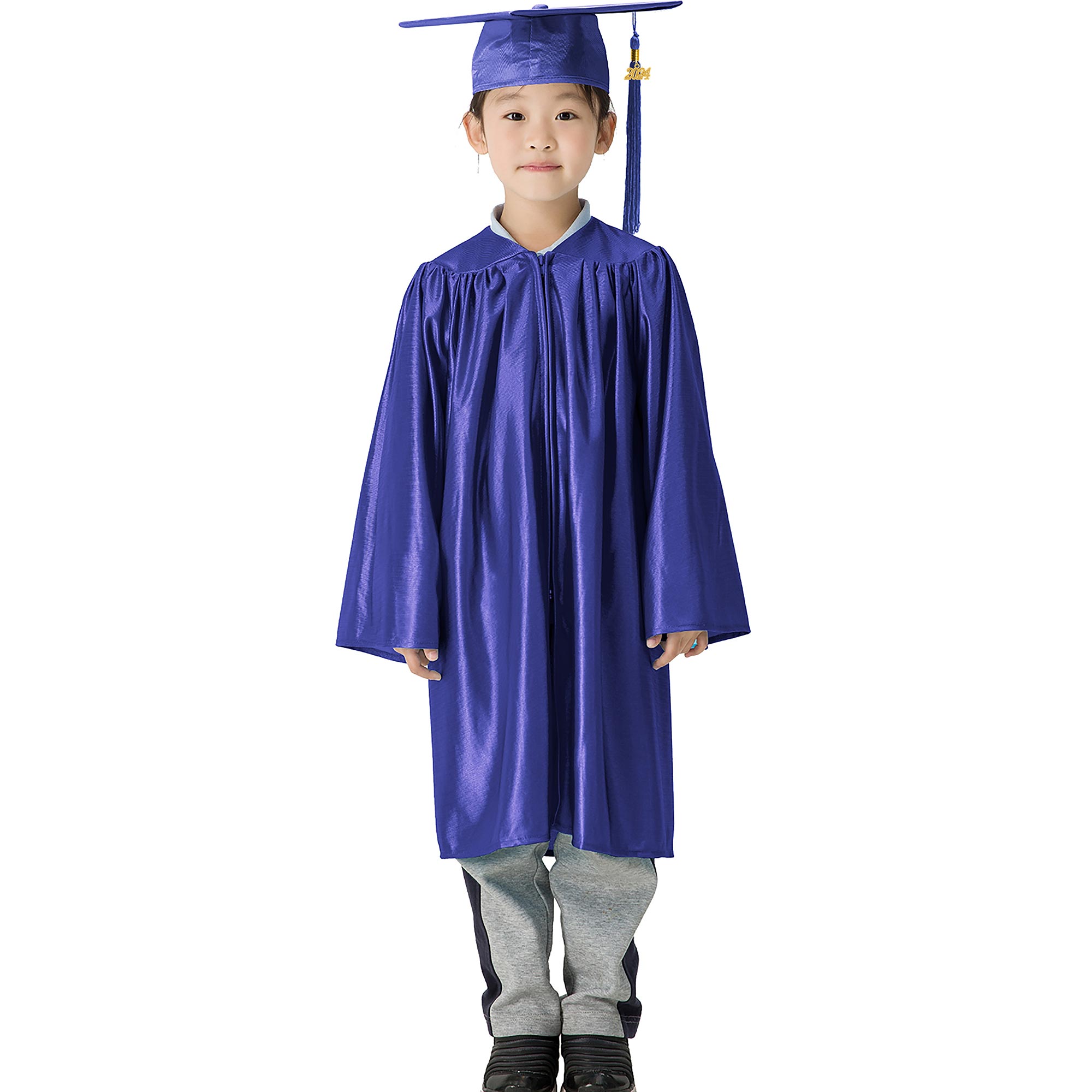 Graduationmall Shiny Kindergarten And Preschool Graduation Gown Cap Set