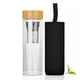 thumbnail image 1 of infusión de té de 400 ml botella de té de vidrio de borosilicato de doble pared con cubierta protect Anggrek Otros, 1 of 2