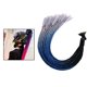 thumbnail image 1 of Mujeres Hombres Casco de motocross de Peluca rizada Casco de pelo Negro Azul Gris Sharpla Pelo de la peluca de cola de caballo, 1 of 7