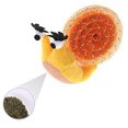 thumbnail image 4 of Ensemble de 4 Jouets Interactifs pour Chat avec Herbe à Chat, Jouet en Peluche avec Escargot Papillon, 4 of 10