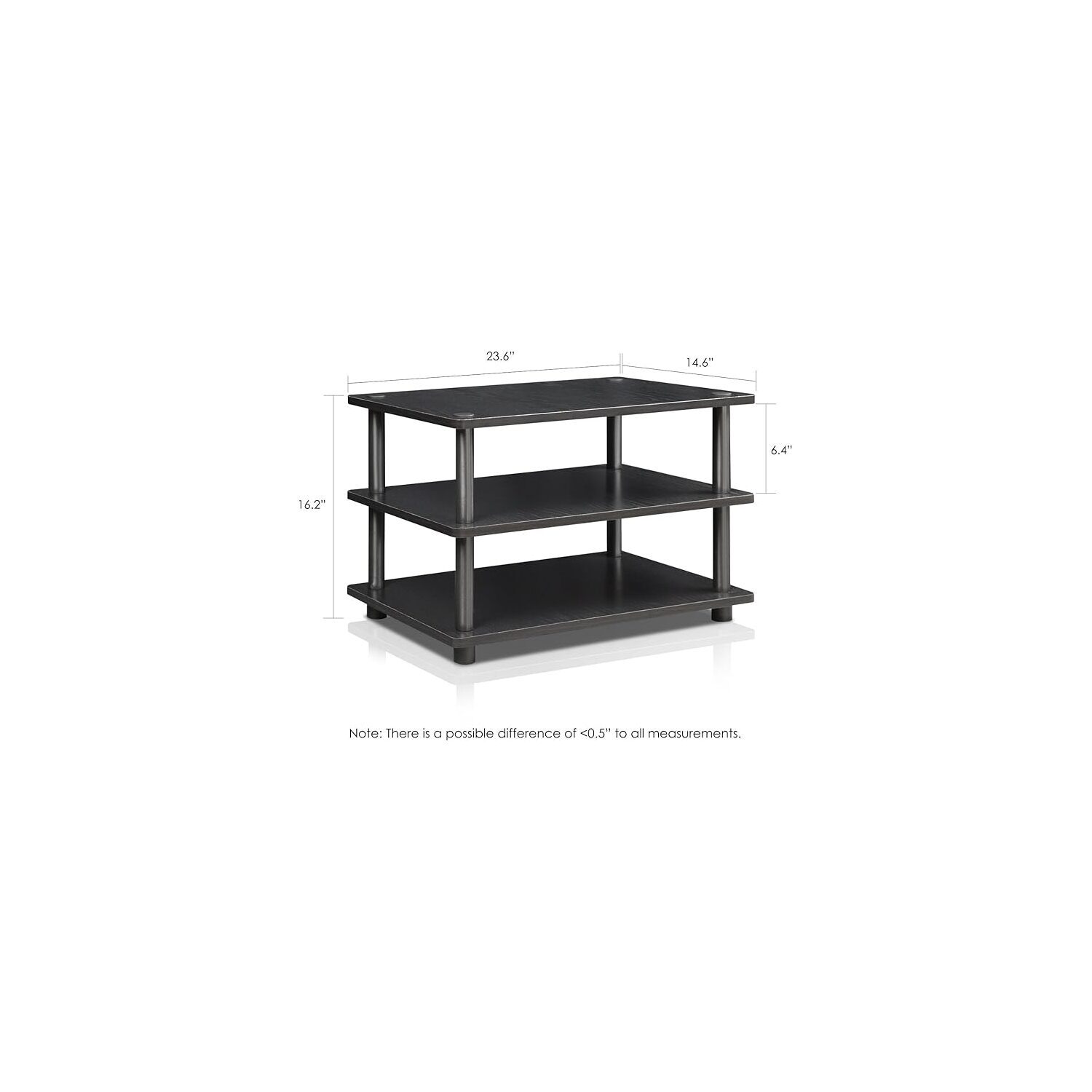 TV Stand - Tiered Wooden Entertainment Center - Modern Living Room Design - Easy Assembly