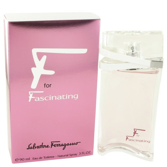 Salvatore Ferragamo F for Fascinating Eau de Toilette Perfume for Women, 3 Oz Full Size