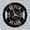 Brown-without LED, variant on GYM Club Vinyl Wall Clock, Vinyl Record Clock Wall Art Silent & Non-ticking(12 inchs C)