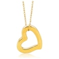 thumbnail image 1 of 14k Yellow Gold Heart Pendant Size 18 inches, 1 of 1