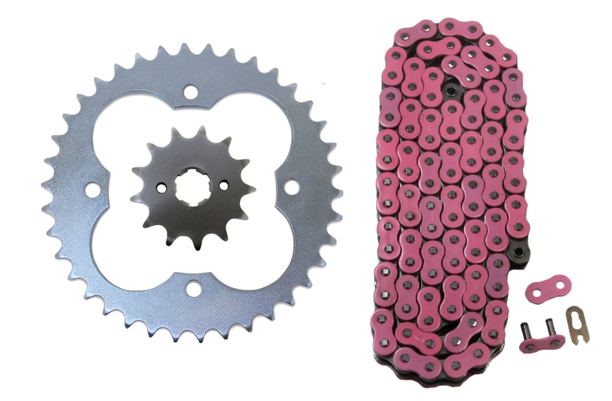 Natural 520x86 Drive Chain /& Front /& Rear Sprockets 13//38 Honda TRX300EX TRX300X