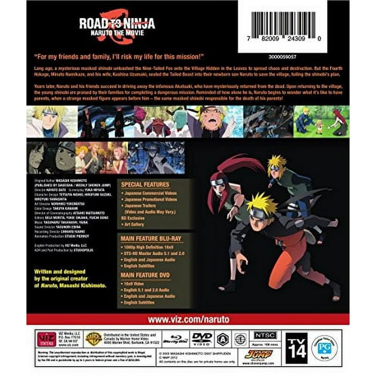 Road to Ninja: Naruto the Movie (2012) Malaysian dvd movie cover