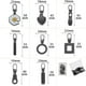 thumbnail image 5 of Tirador deslizante de cremallera desmontable, Kit de reparación de cremallera instantánea, deslizador de repuesto para costura DIY, equipaje de ropa, 4/8 piezas, 5 of 5