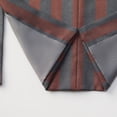 thumbnail image 6 of Beauty-Emily Men's Striped Double-Breasted Suit Set – Slim Fit 2-Piece Blazer & Pants, Bold Vertical Stripe Formal Suit for Party, Prom & Business, 6 of 11