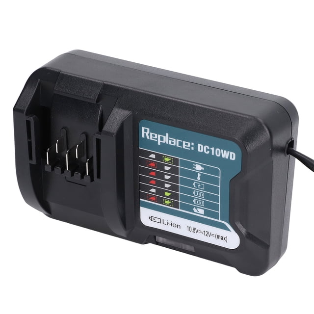 Batteries Chargers, Standard Design Portable Easy Operation Auto Battery Charger Match For DC10.8-12V BL1015 BL1016 DC10WD DC10WC JP Plug
