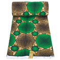 thumbnail image 4 of BintaRealWax Africa new 6 yards polyester fabric Batik printing process Can be used for handmade, DIY clothing,Multi purpose fabric, 4 of 5